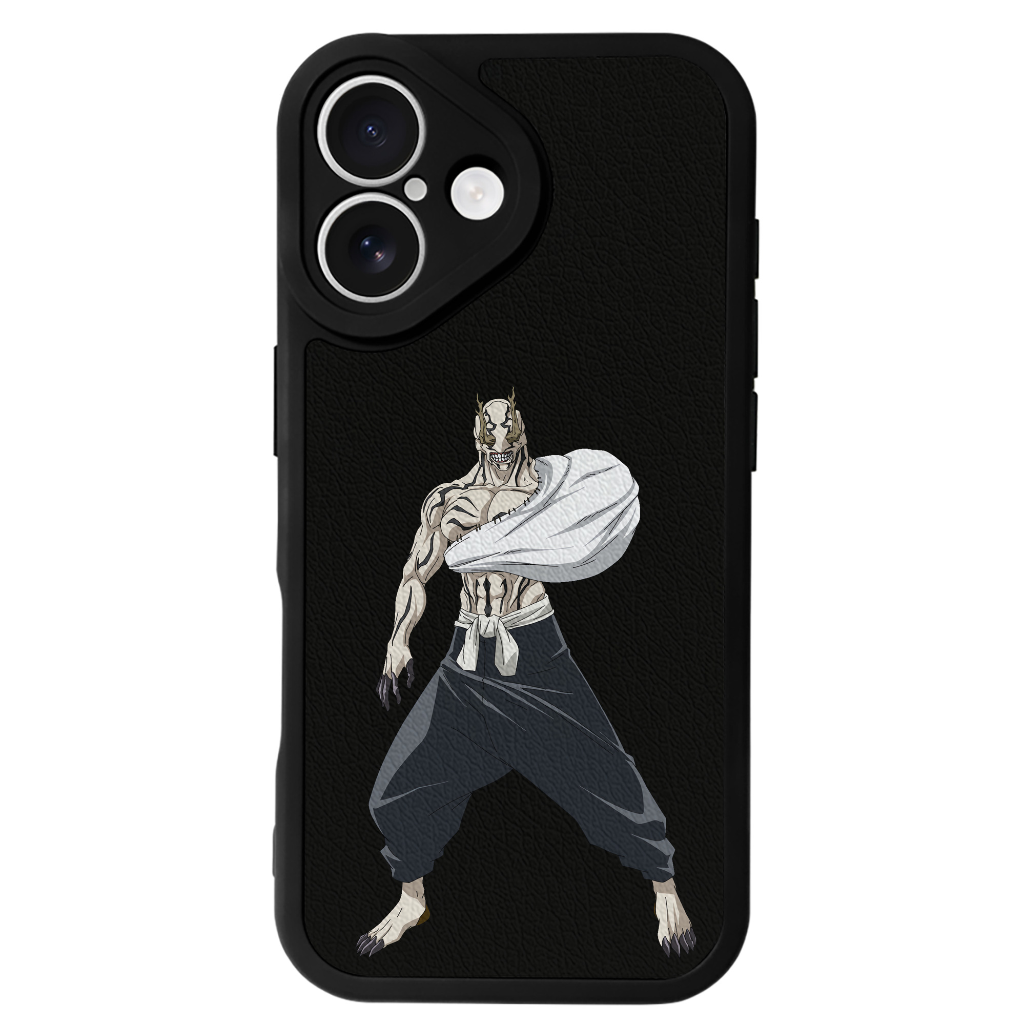 （画像用） 呪術廻戦 Jujutsu Kaisen 【iPhone 16シリーズ対応】シリコンスマホケース（レザー調） 材質：シリコン